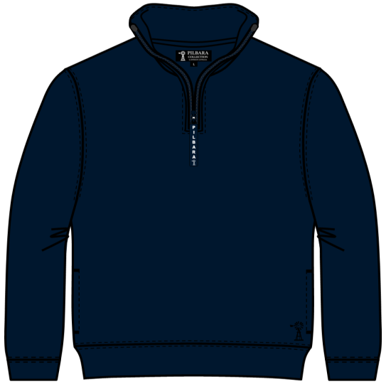 Pilbara Kids 1/4 Zip Fleece Pullover