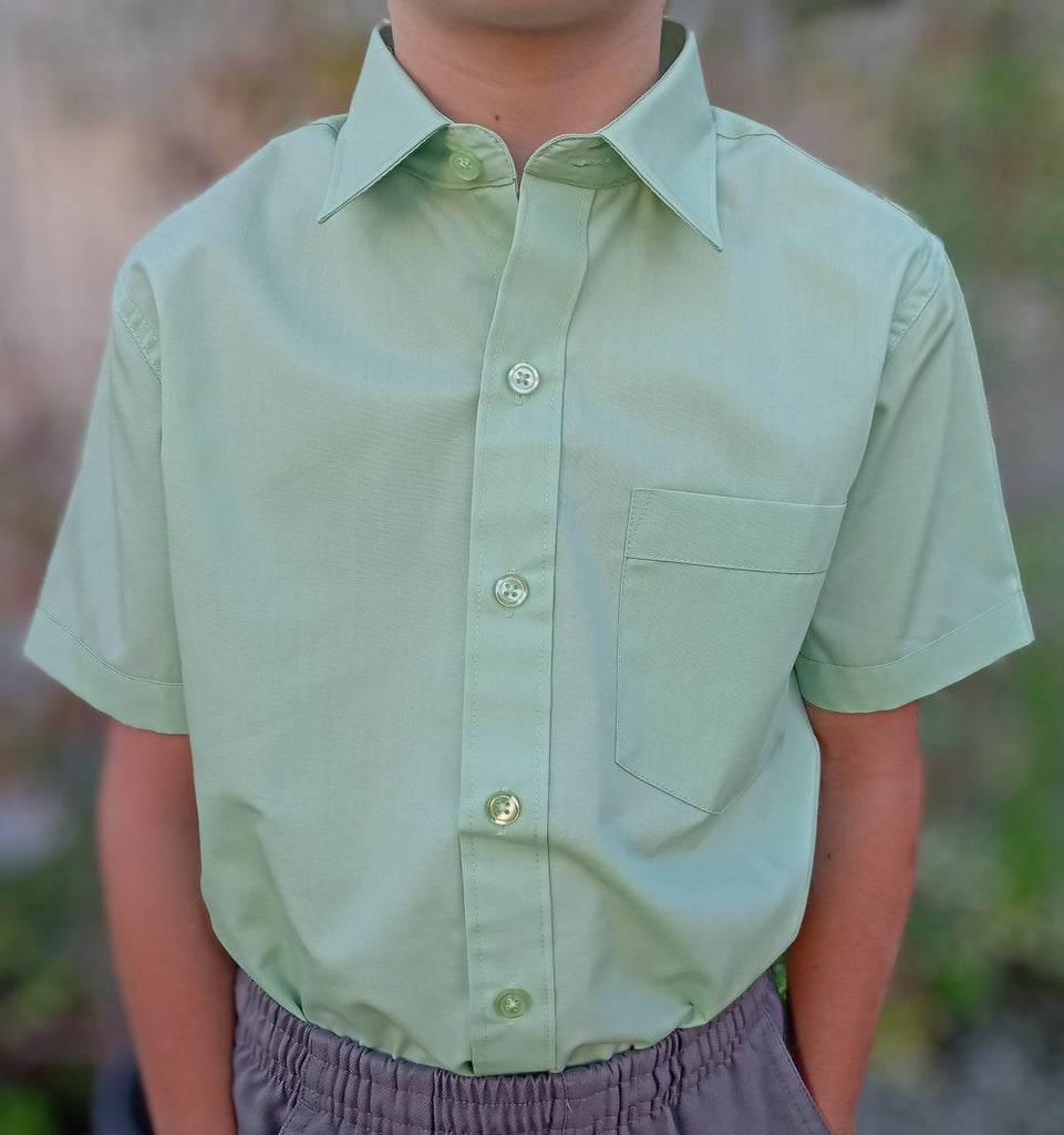 BOYS BASIC SHIRT SHORT SLEEVE CLASSIC