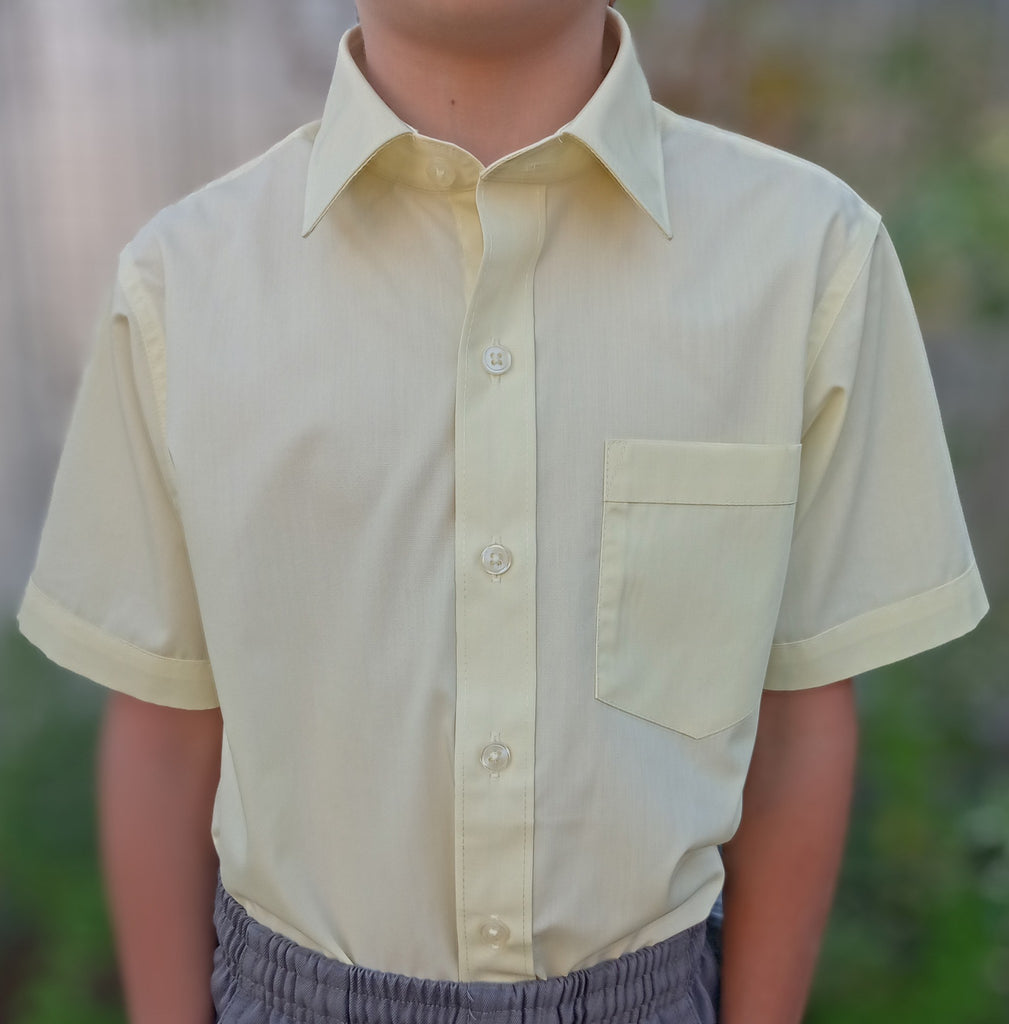 BOYS BASIC SHIRT SHORT SLEEVE CLASSIC