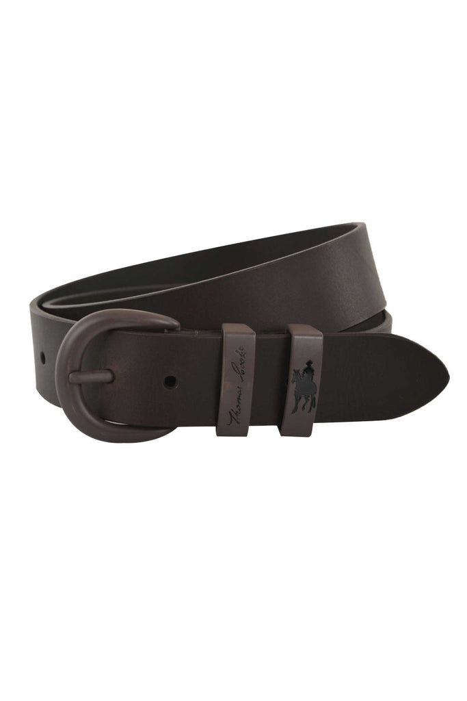 Thomas Cook Chocolate Twin Keeper Belt