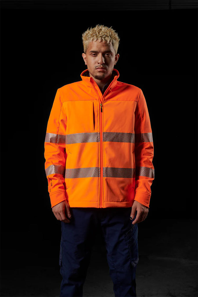 FXD WO-3T Hi Vis Taped Soft Shell Jacket