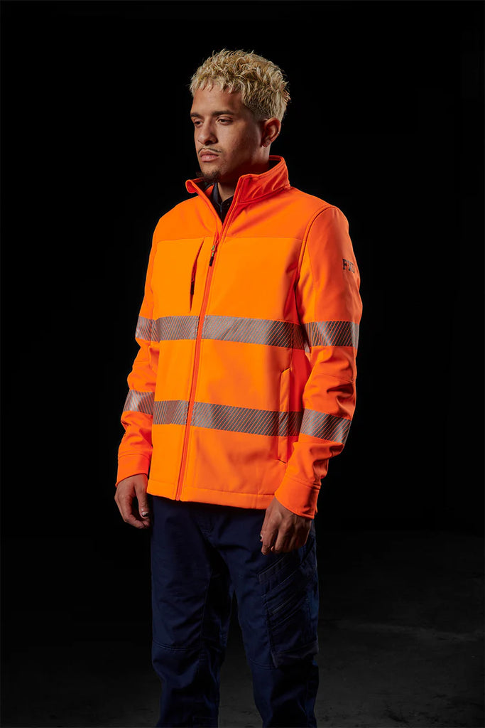 FXD WO-3T Hi Vis Taped Soft Shell Jacket