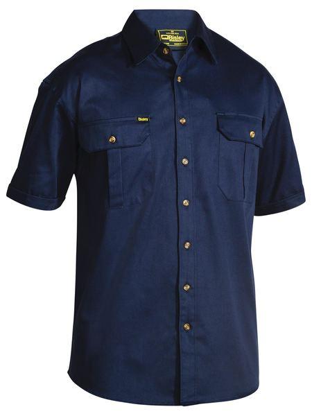 Bisley Original Cotton Mens Drill Shirt - Short Sleeve