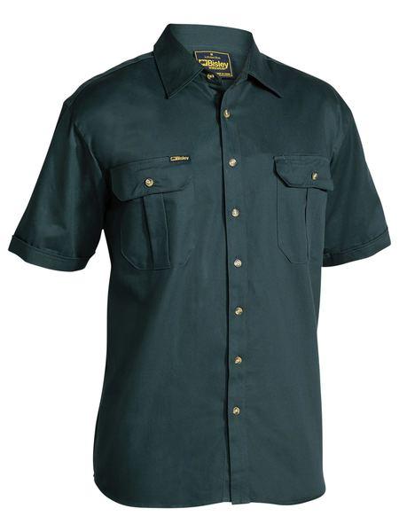 Bisley Original Cotton Mens Drill Shirt - Short Sleeve