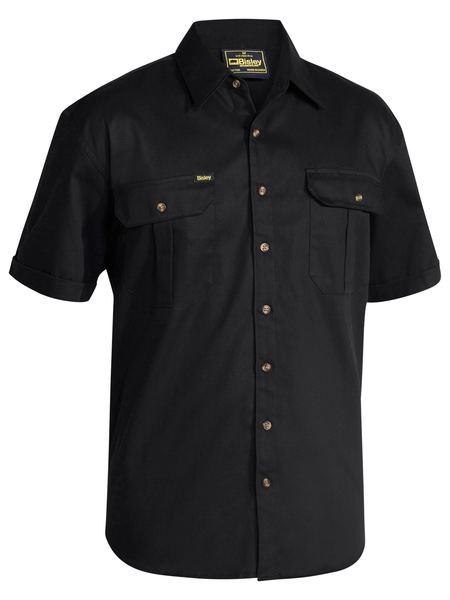 Bisley Original Cotton Mens Drill Shirt - Short Sleeve