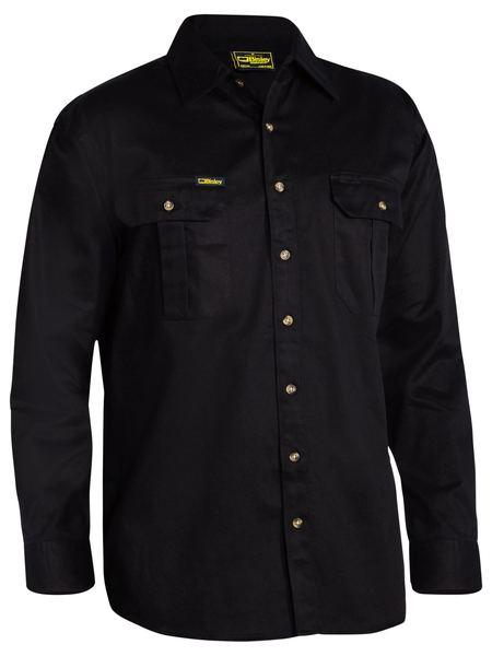 Bisley Original Cotton Mens Drill Shirt - Long Sleeve