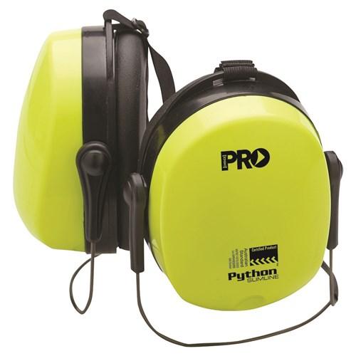 Python Neckband Earmuffs - Hi Vis Yellow