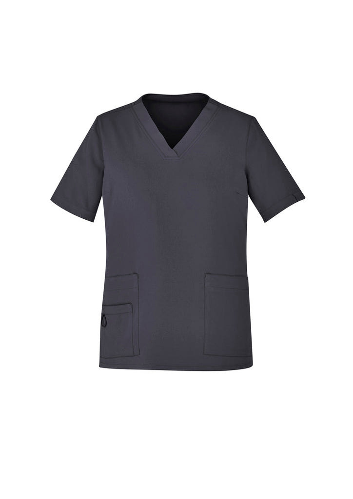 SCRUB Ladies V-neck M-pkt Top