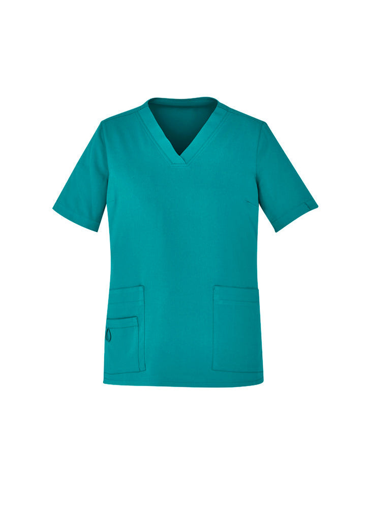SCRUB Ladies V-neck M-pkt Top