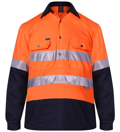 Hi Vis S/S C/F Drill Shirt