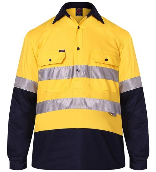 Hi Vis S/S C/F Drill Shirt