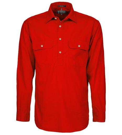 Pilbara Closed Front L/S Shirt