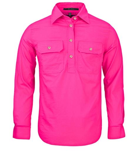 Pilbara Closed Front L/S Shirt